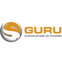 Orange and white globe-shaped object with a sleek, modern design.