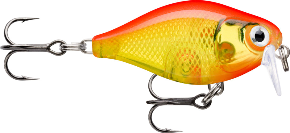 Rapala - X-Light Crank Shallow Runner Gold Fluorescent Red Lures