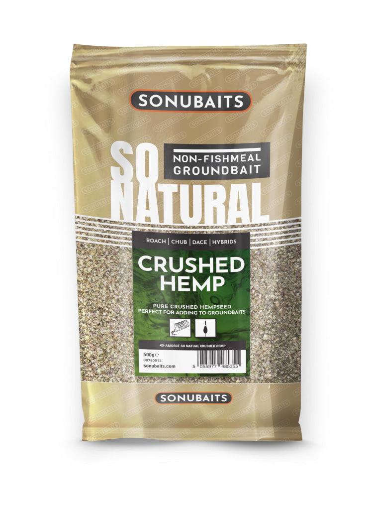 SonuBaits So Natural Crushed Hemp 500g Groundbait