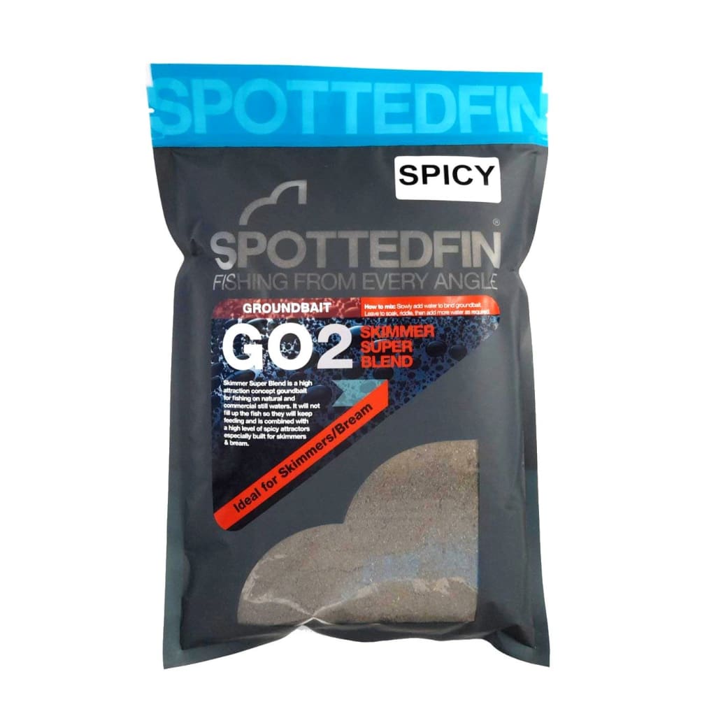 Spotted Fin - GO2 Groundbait Skimmer Super Blend - Spicy / 900g