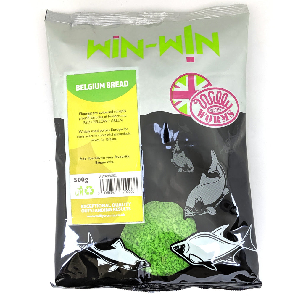 Win-Win Belgium Bread 500g Green Groundbait