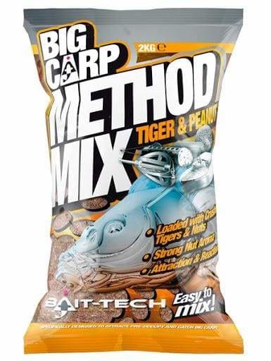 Bait-Tech Big Carp Method Mix Groundbait 2kg Tiger & Peanut Groundbait