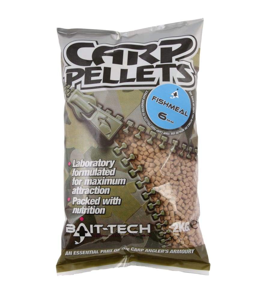 Bait-Tech Fishmeal Carp Feed Pellets 2kg Pellets