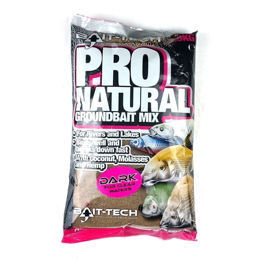 Bait-Tech Pro Natural Groundbait Mix 1.5k Dark Groundbait