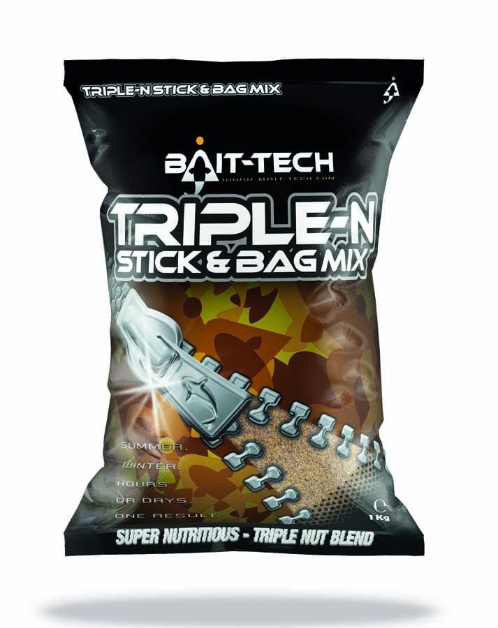 Bait-Tech Triple-N Stick & Bag Mix 1kg Groundbait
