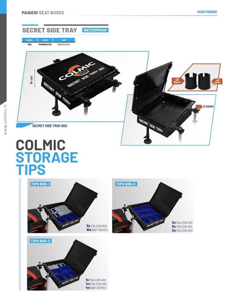 colmic fishing seat boxes Box Storage - Accessory Bag EXTREME SEATBOX