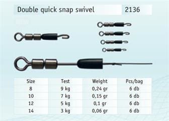 Cralusso Double Quick Snap Swivel 14