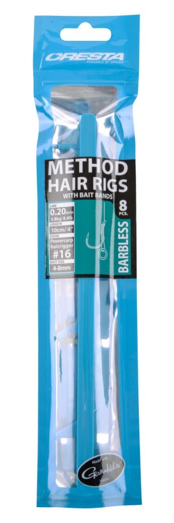 Cresta Method Hair Rigs with Bands Hooklink Materials