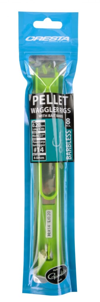 Cresta Waggler Hair Rigs with Bands Hooklink Materials