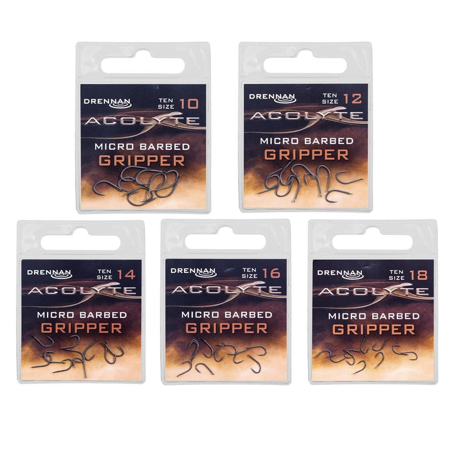Drennan Acolyte Gripper Micro Barbed Hooks – Willy Worms