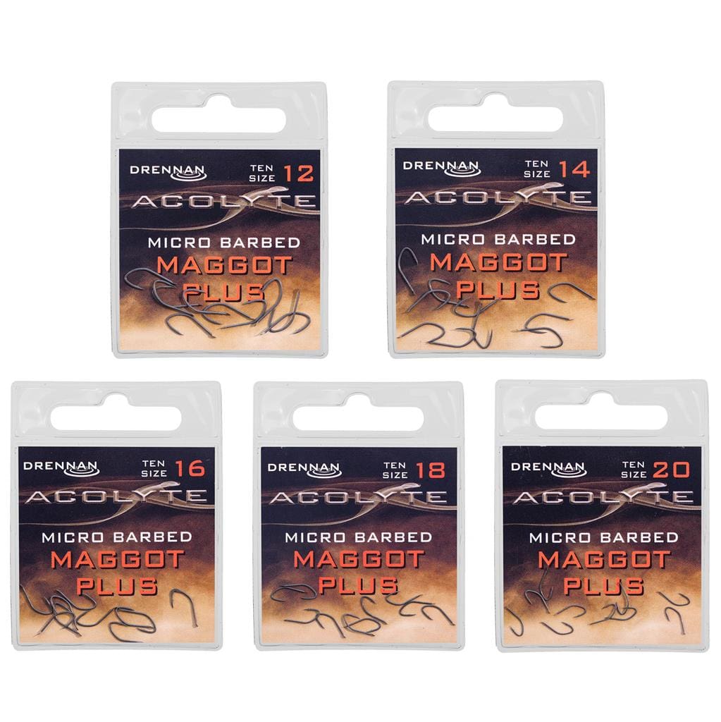 Drennan Acolyte Maggot Plus Micro Barbed Hooks – Willy Worms