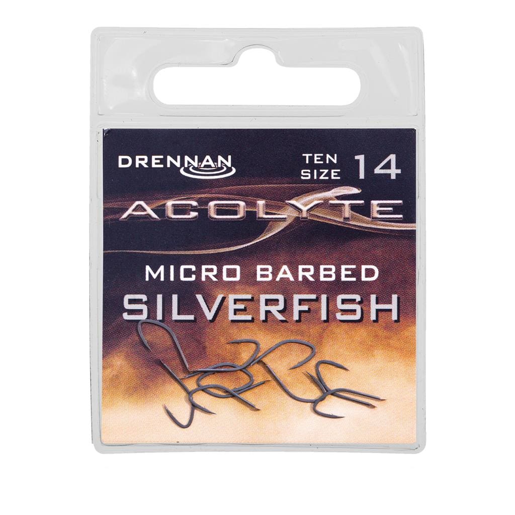 Drennan Acolyte Silverfish Micro Barbed Hooks Hooks