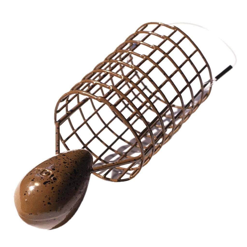 Drennan Distance Cage Feeder Heavyweight (Camo Brown) / Large - 70g Feeders