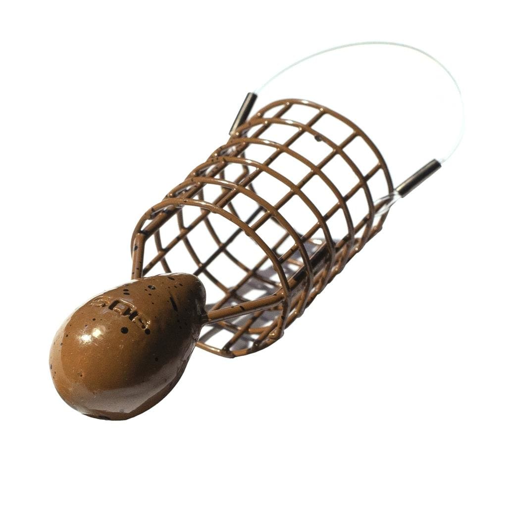 Drennan Distance Cage Feeder Heavyweight (Camo Brown) / Small - 50g Feeders