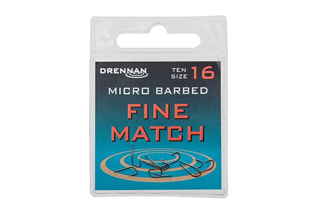Drennan Fine Match Micro Barbed Hooks Hooks