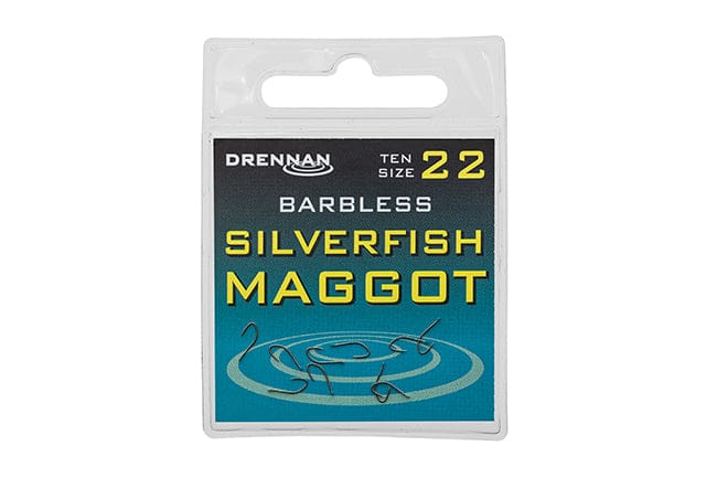 Drennan Silverfish Maggot Barbless Hooks Hooks