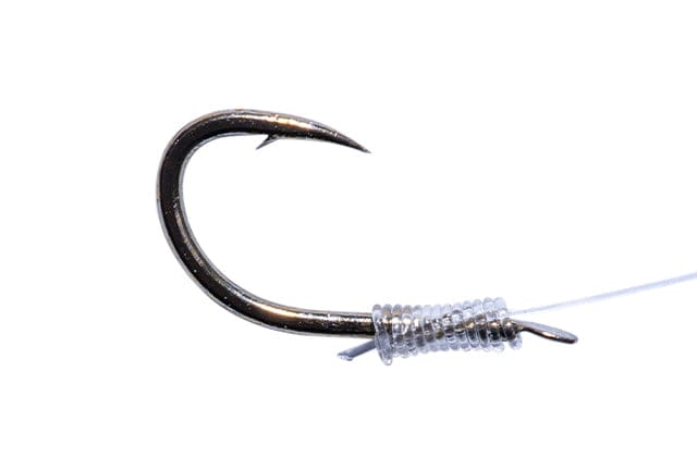 Drennan Wide Gape Fluorocarbon Feeder Micro Barbed Rig 1m – Willy Worms
