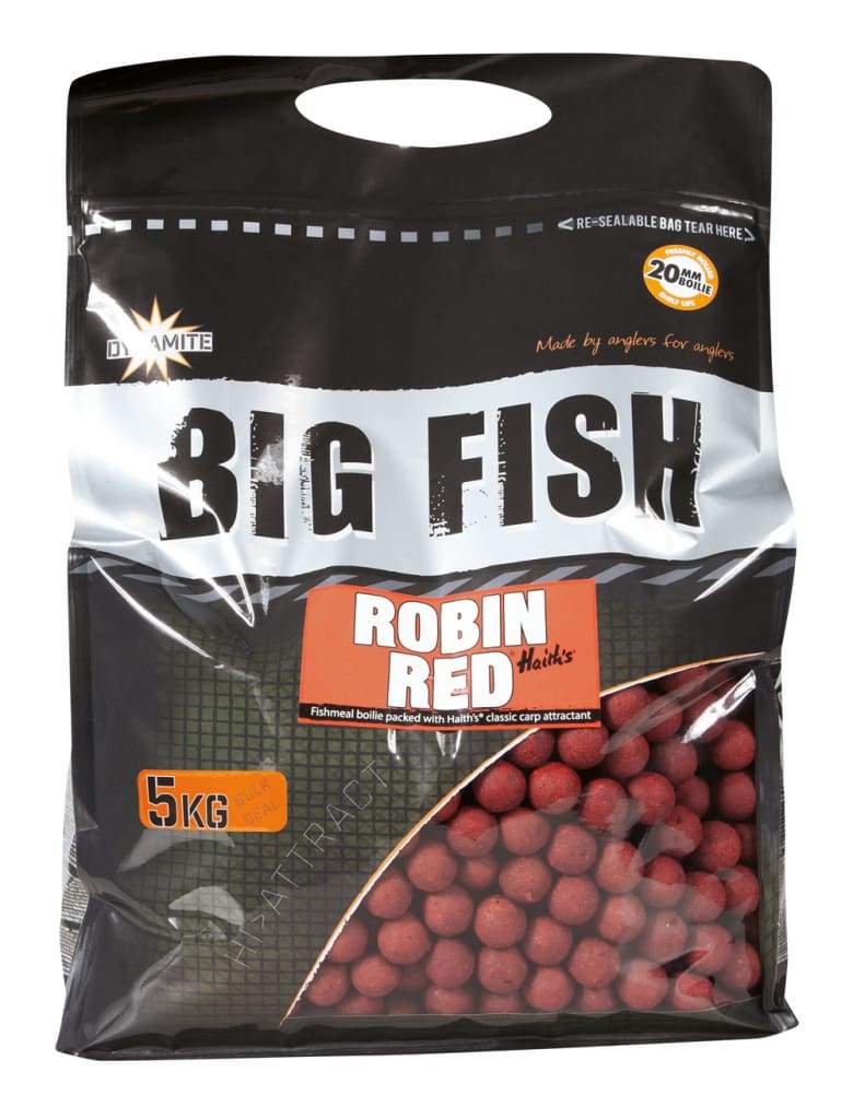 Dynamite Baits - Big Fish - 5KG Boilie Range Robin Red Boilie / 15mm Boilies