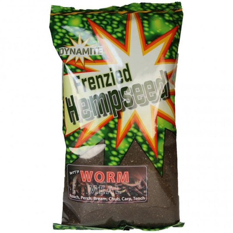 Dynamite Baits - Frenzied Hempseed - Worm & Caster 900g Worm Groundbait