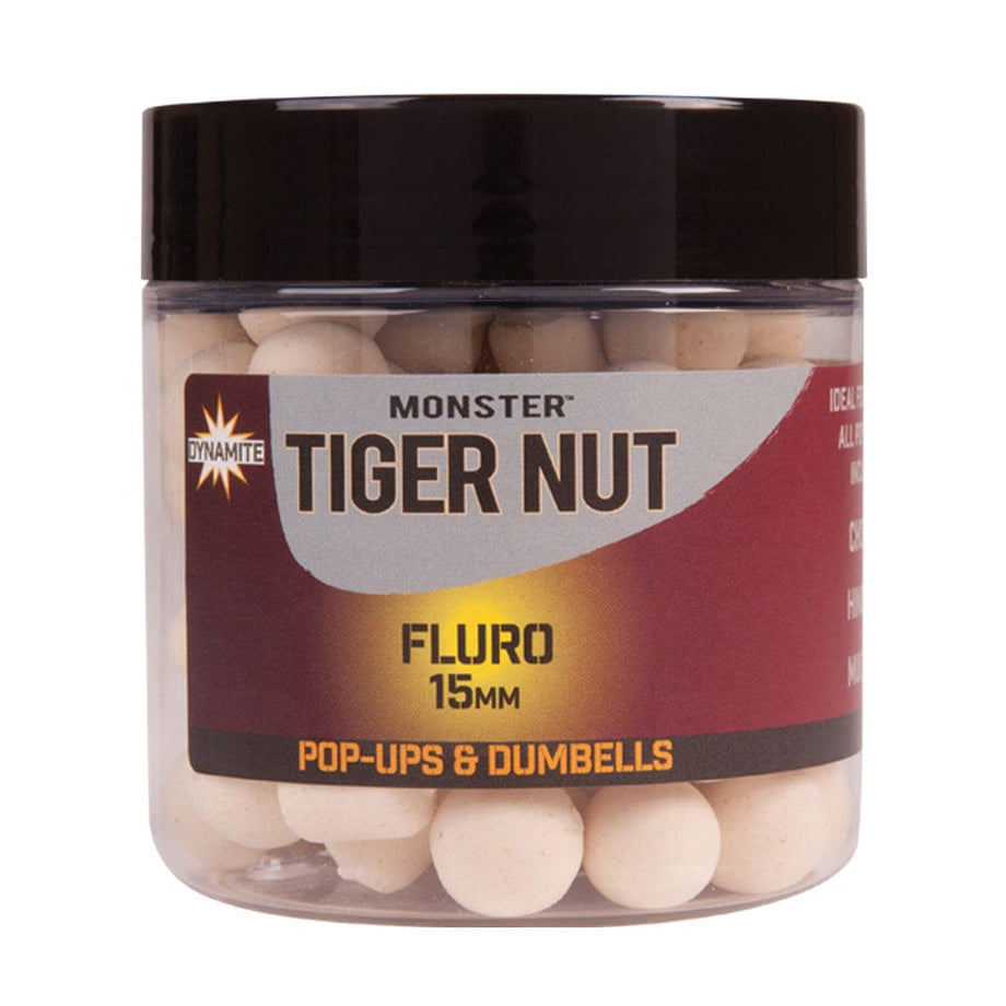 Dynamite Baits - Monster Tiger Nut White Fluro 15mm Pop-Ups – Willy Worms