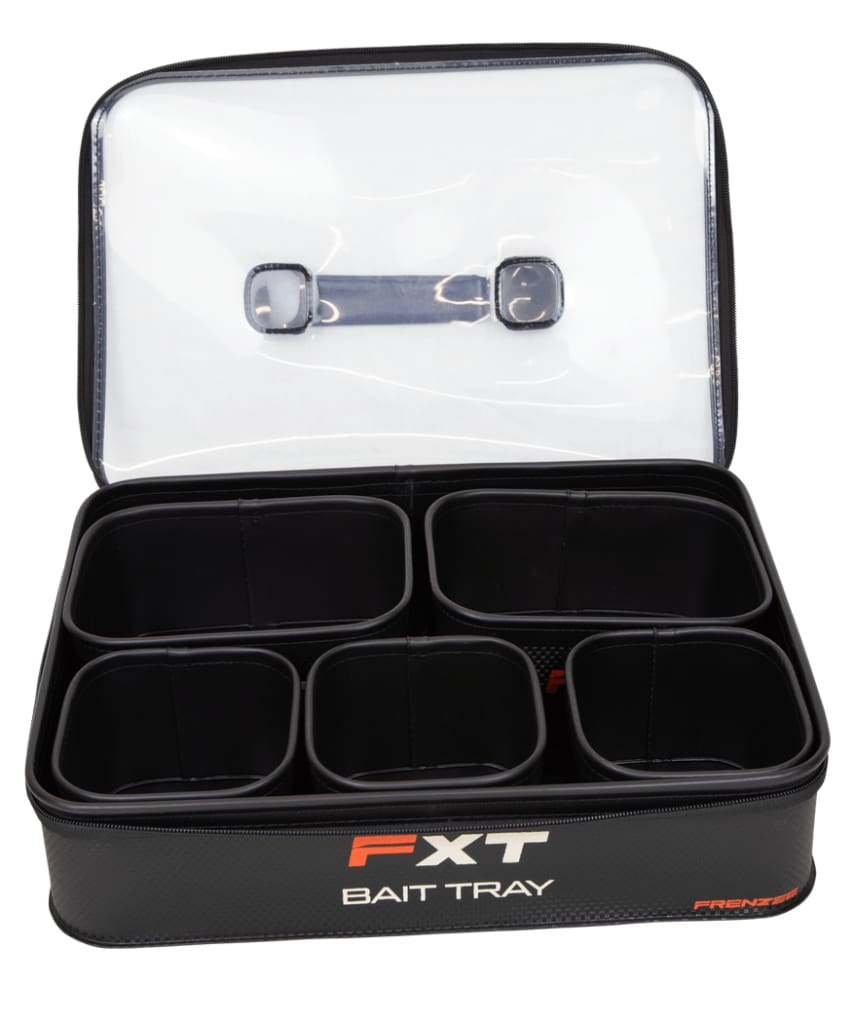 Frenzee FXT EVA Bait Tray inc Bait Tubs Luggage