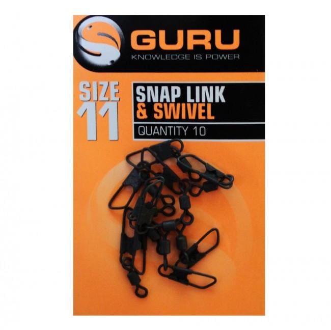Guru Snap Link + Swivel Size 11 Swivels & Clips