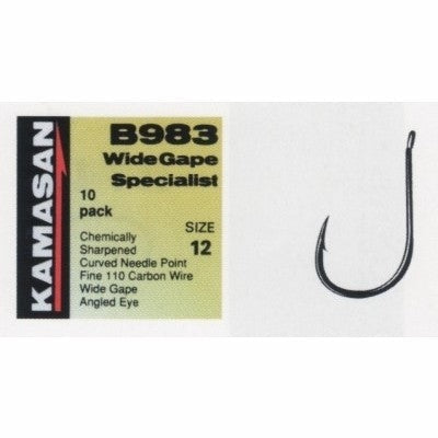 Kamasan B911 Eyed Barbless Hooks – Willy Worms