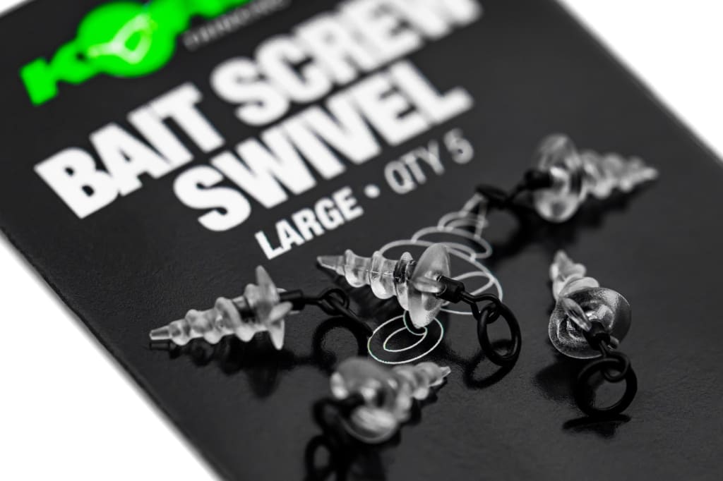 Korda Micro Ring Swivel Bait Screw Swivels & Clips