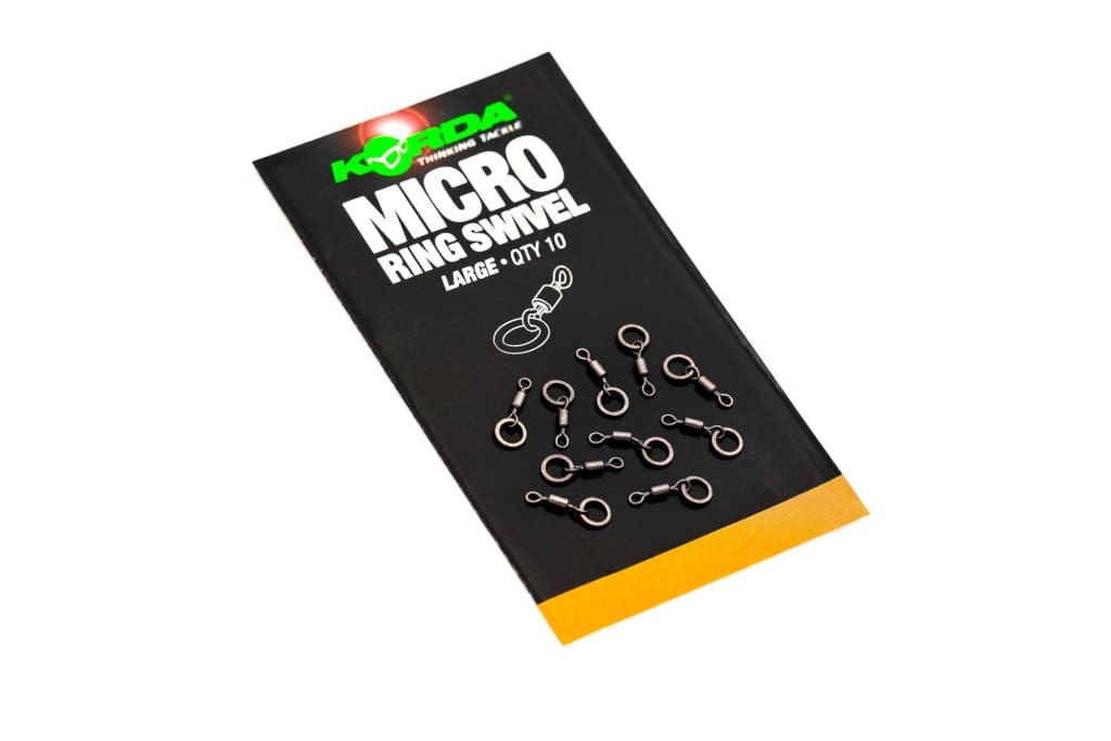 Korda - Micro Ring Swivels Large Swivels & Clips
