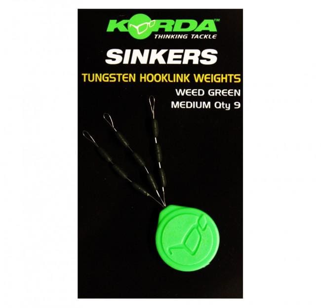 Korda Sinker Tungsten Hooklink Weight - Large - Weed Green General Accessories