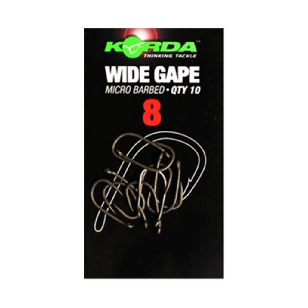 Korda Wide Gape Micro Barbed Hooks – Willy Worms