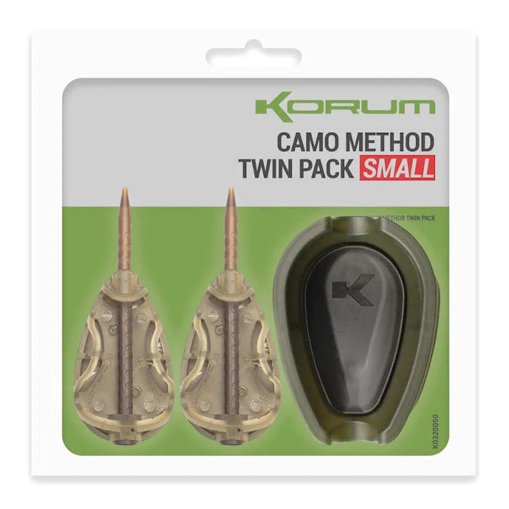 Korum Camo Method Twin Packs Feeders