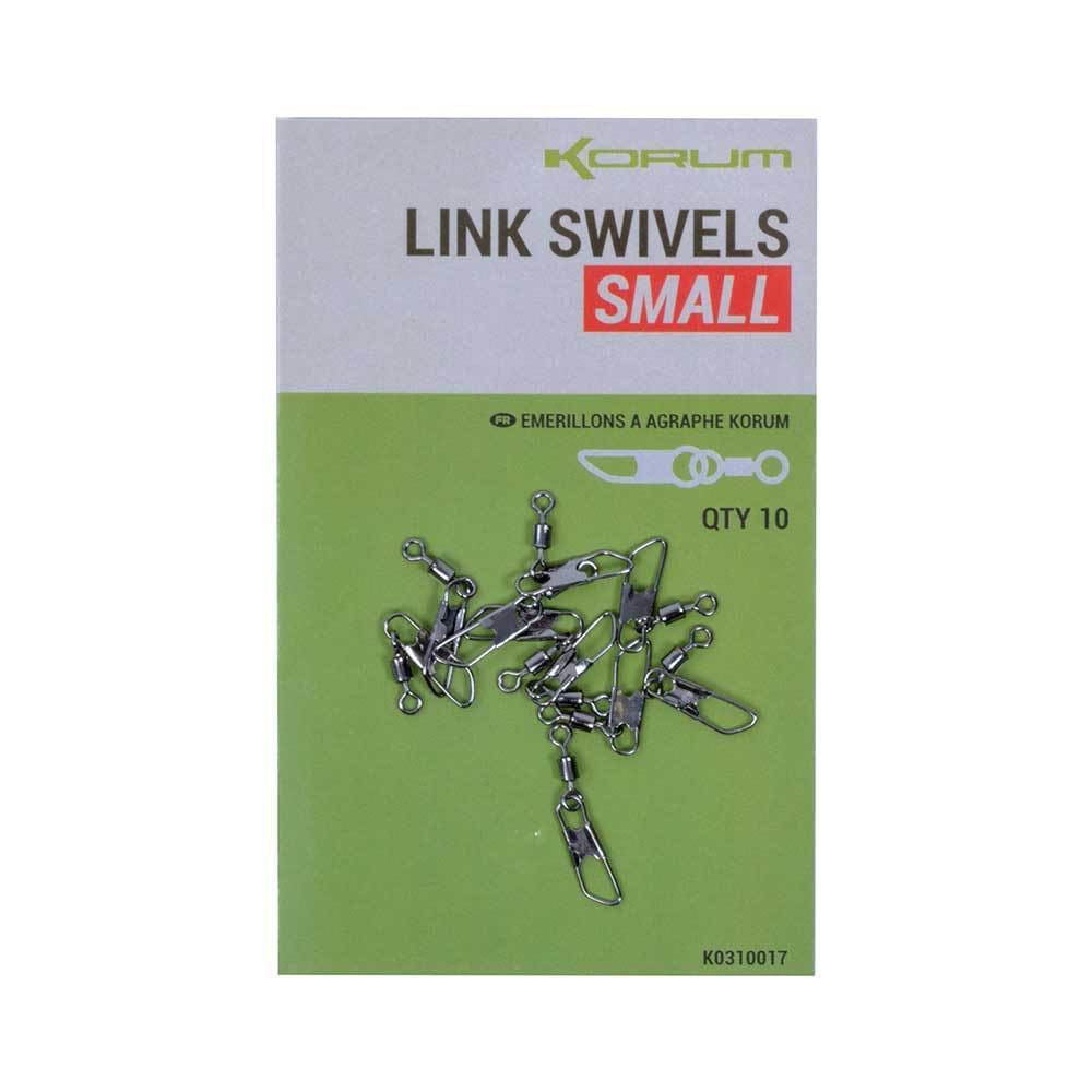 Korum Link Swivels Small Swivels & Clips