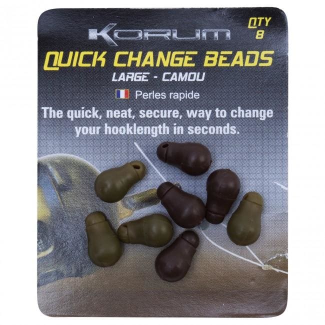 Korum Quick Change Beads Swivels & Clips