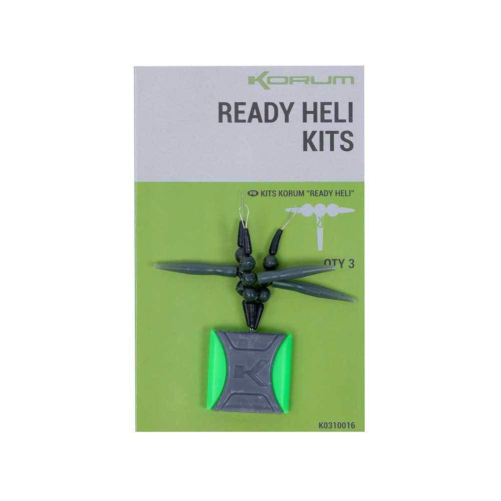 Korum Ready Heli Kits Swivels & Clips