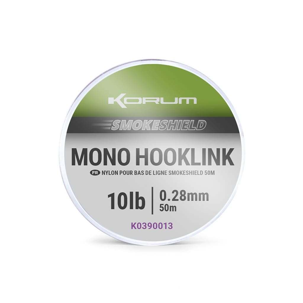 Korum Smokeshield Mono Hooklink 50m 10lb/0.28mm Line