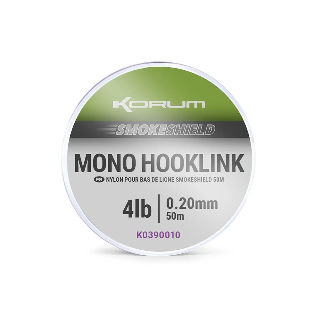Korum Smokeshield Mono Hooklink 50m 4lb/0.20mm Line