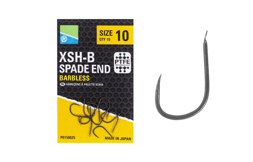 Preston XSH-B Spade End Barbless – Willy Worms