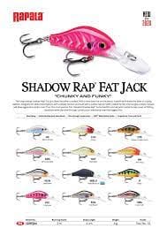 Rapala - Shadow Rap Fat Jack Lures Lures