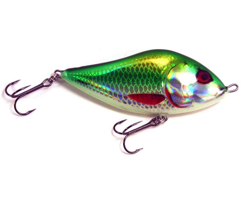 Salmo Slider Jerk Pike Lures Green Roach Lures