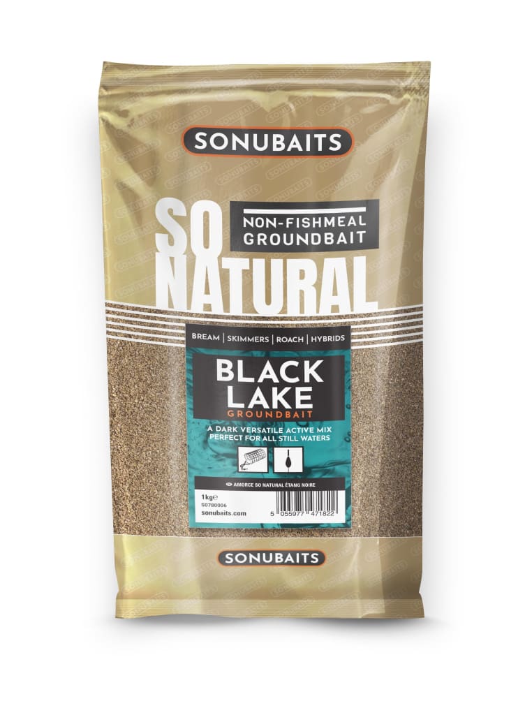 SonuBaits So Natural Black 1kg Lake Groundbait