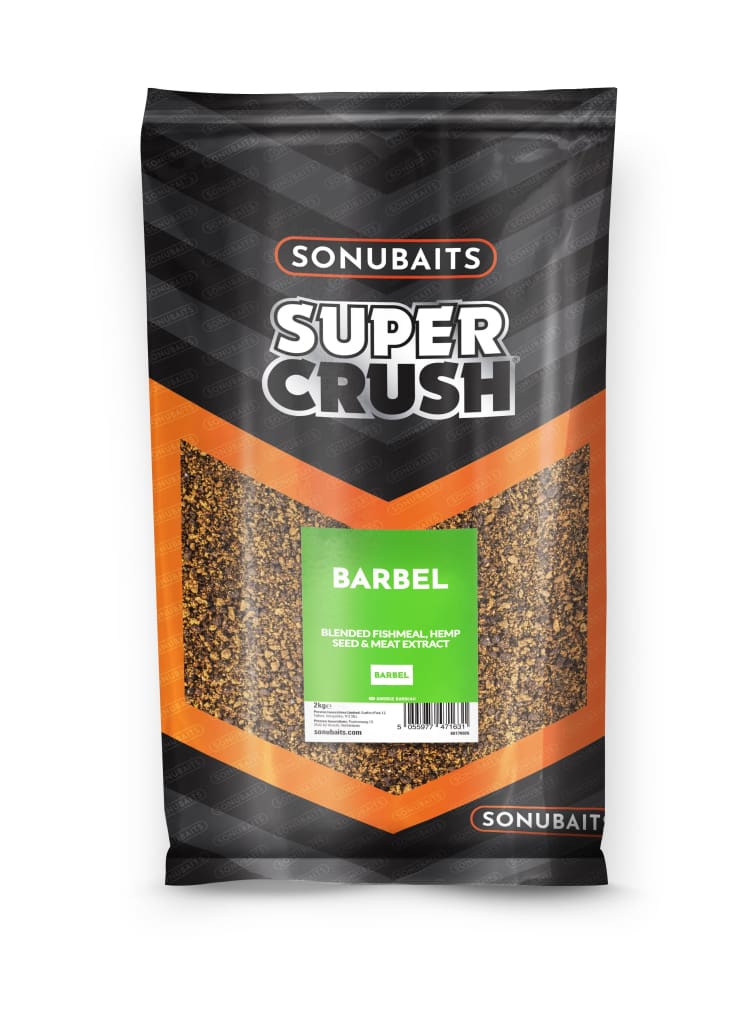 SonuBaits Supercrush Barbel Groundbait 2kg Groundbait