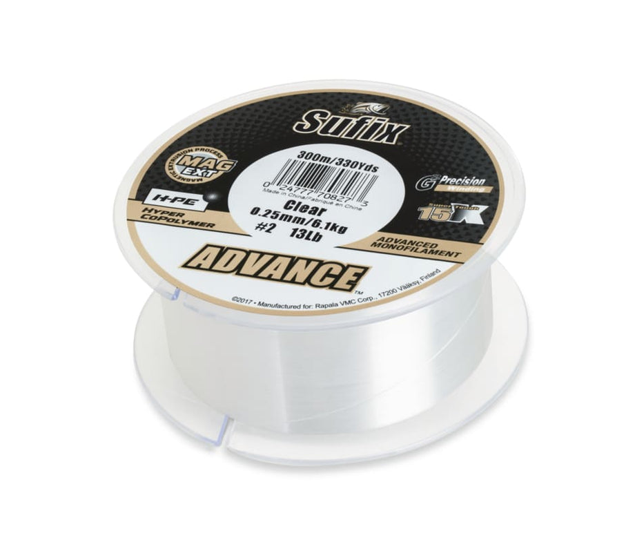 Sufix NEW ADVANCE H-PE HYPER COPOLYMER ADVANCED 150m MONO FISHING LINE