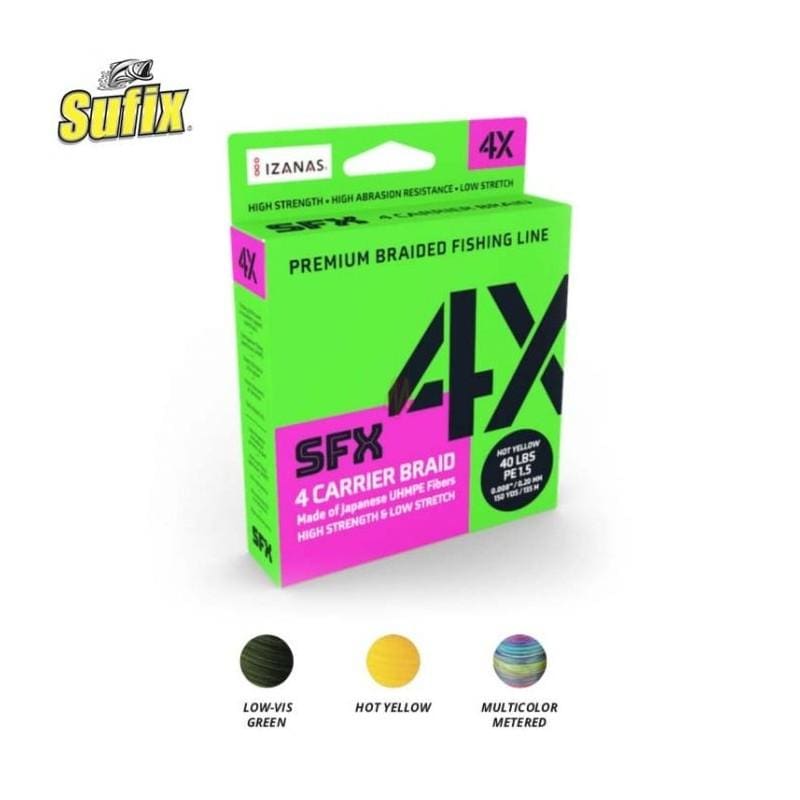 Anglers Fishing Tackles SUFIX SFX 4X 0.235MM