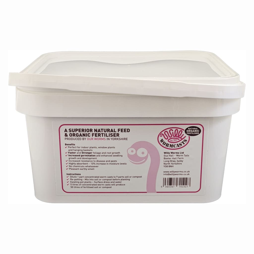 5 Litres of Superfine Pure Worm Casts (handy pack)