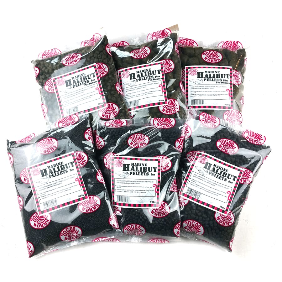 Willy Worms Halibut Marine Pellets 900g Pellets